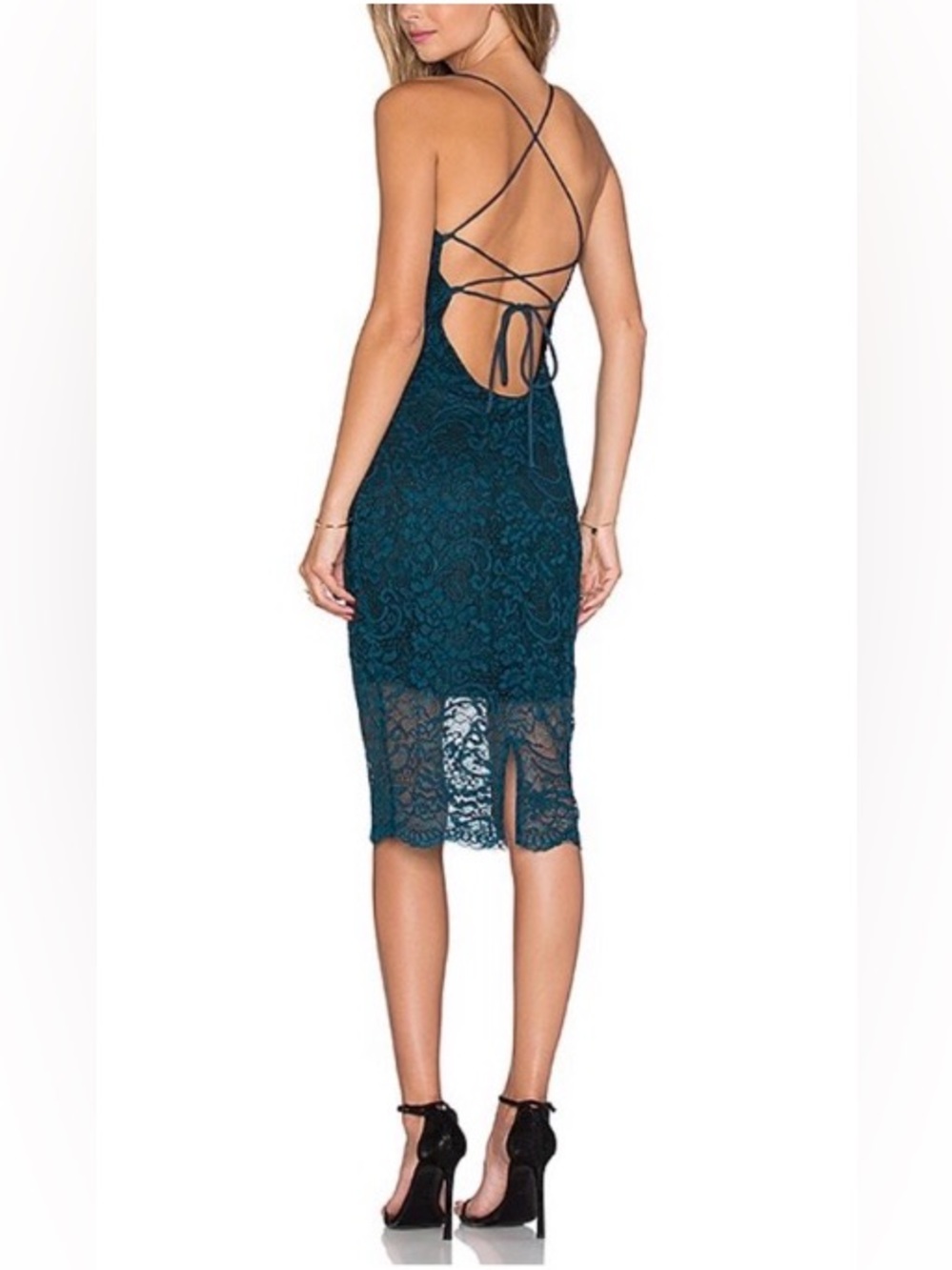 Lovers + Friends Teal ‘Romance Me Dress’